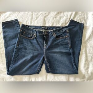 STYLUS Women's Dark Blue Skinny Jeans